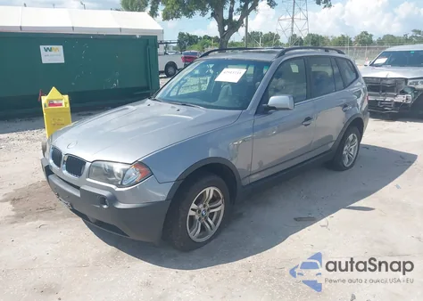 2005 BMW X3 3.0I из США, поврежденный, VIN WBXPA93455WD12842
